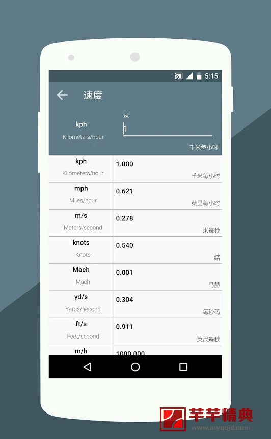 单位转换器v2.2.15完美高级中文版_for Android