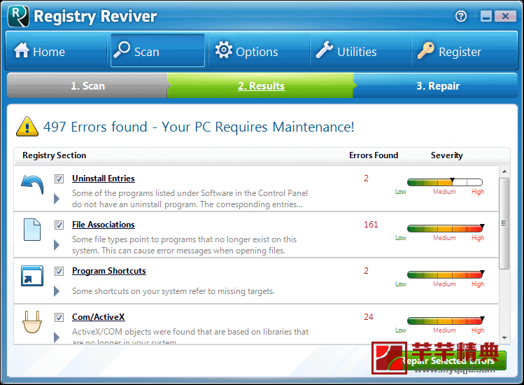 注册表清理工具 Registry Reviver v4.20.1.8特别版