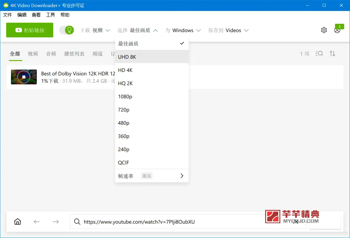 4K Video Downloader+ v1.4.3.0060中文绿色便携版