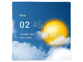 透明时钟和天气Transparent clock weather (Ad-free)v6.20.1 for Android 解锁专业版