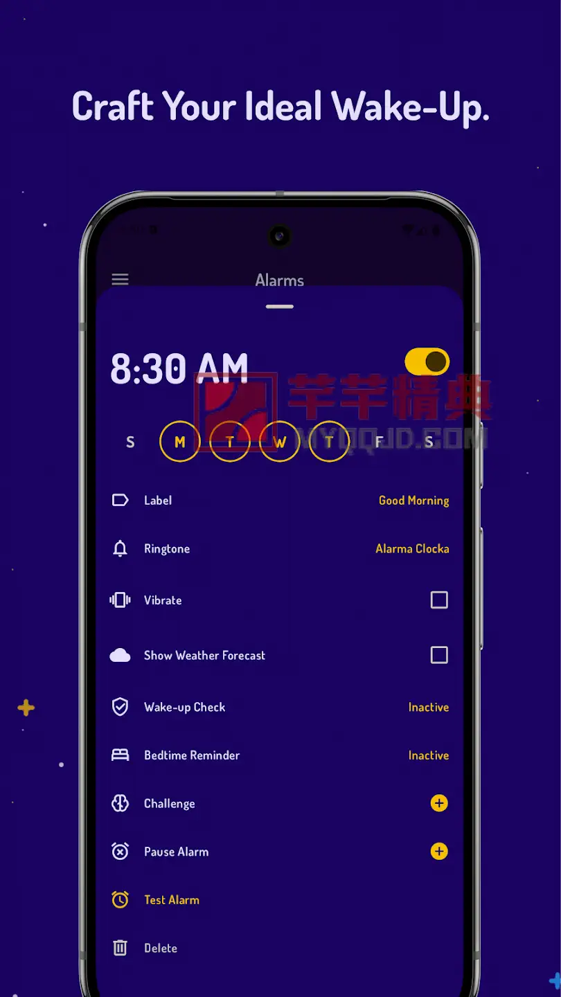 Wakey Alarm Clock v3.7 build 30736高级英文版-宇宙中最可爱、最具沉浸感的闹钟应用