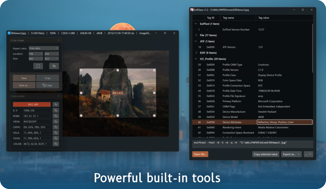 Windows 图片打开慢?ImageGlass 是一个更轻快的图片查看器选择